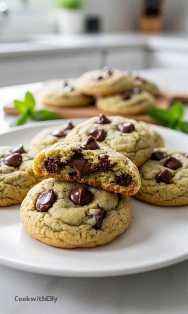 Mint Chocolate Chip Cookies Recipe