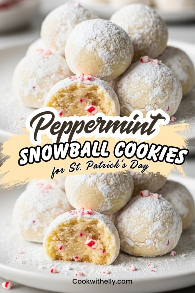 Peppermint Snowball Cookies Recipe