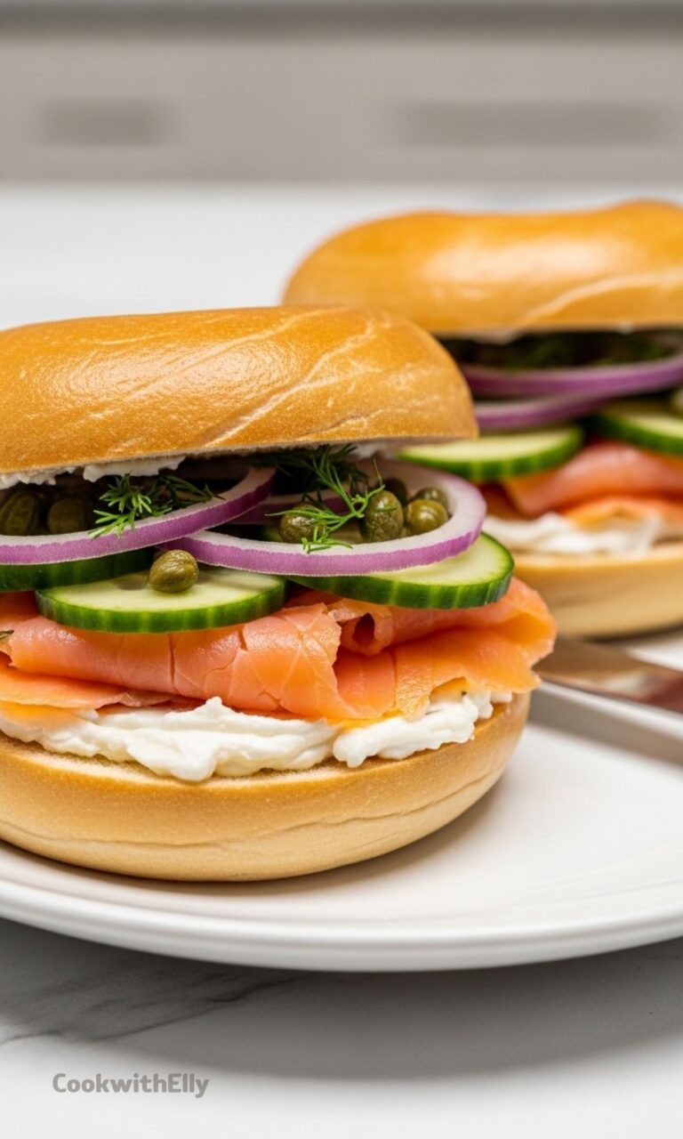 Smoked Salmon Bagel Recipe