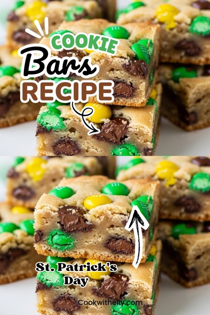 St. Patrick's Day Cookie Bar Recipe
