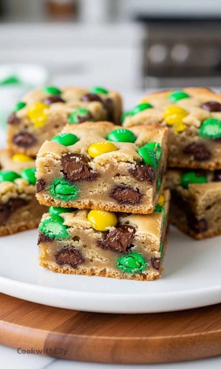 St. Patrick's Day Cookie Bar Recipe