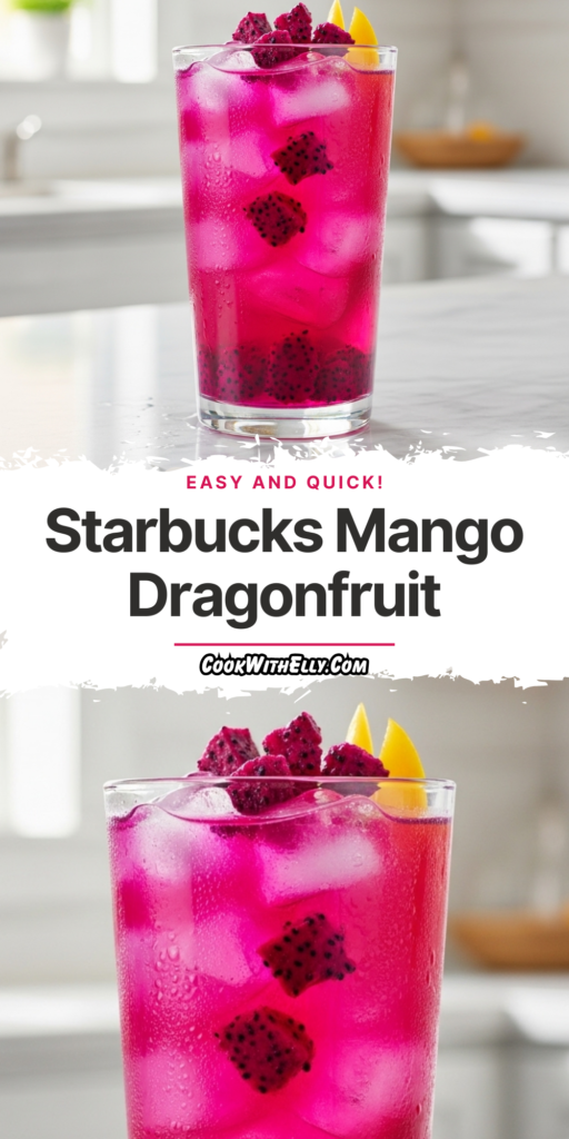 Starbucks Mango Dragonfruit Refresher Recipe