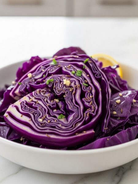 Steamed Purple Cabbage Recipe