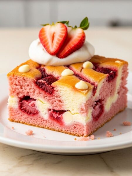 Strawberry Earthquake Cake Recipe