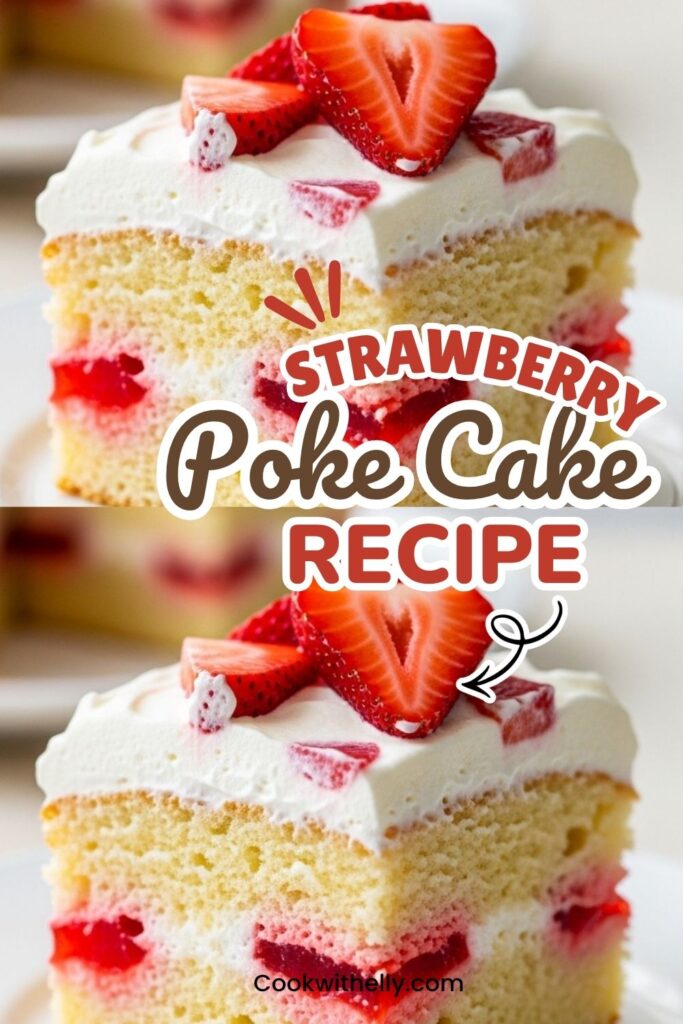 Strawberry Poke Cake Recipe