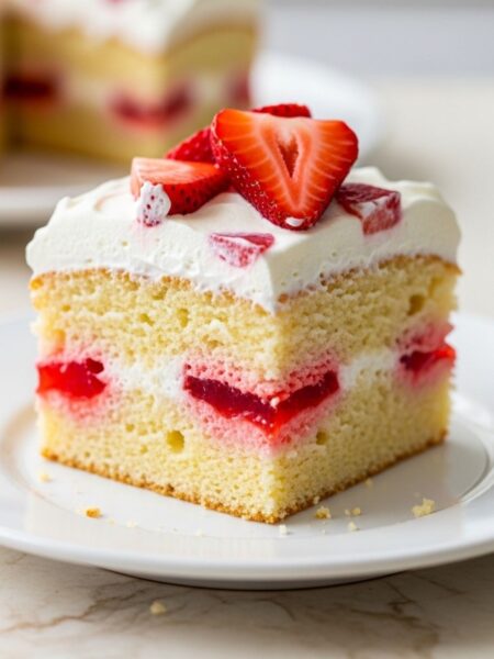 Strawberry Poke Cake Recipe