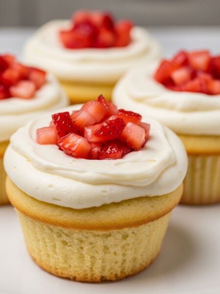 Strawberry Shortcake Cupcakes Recipe
