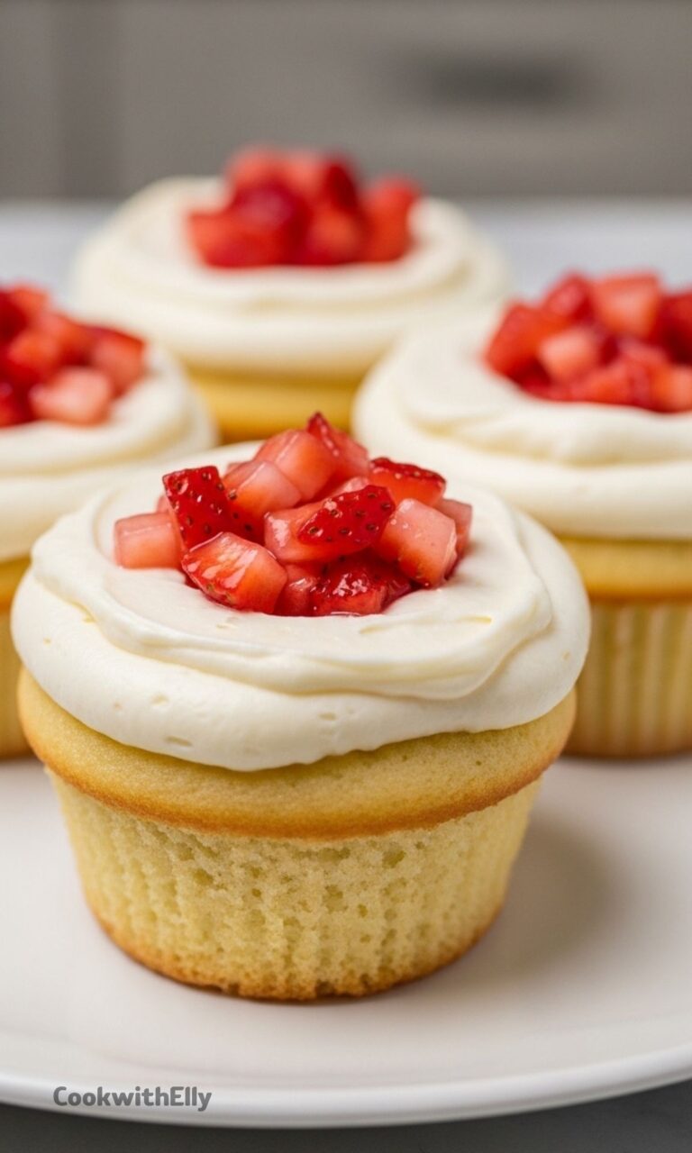 Strawberry Shortcake Cupcakes Recipe