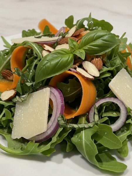Arugula Salad With Lemon And Basil Recipe