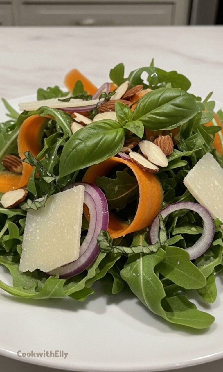 Arugula Salad With Lemon And Basil Recipe