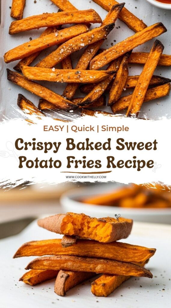 Crispy Baked Sweet Potato Fries Recipe