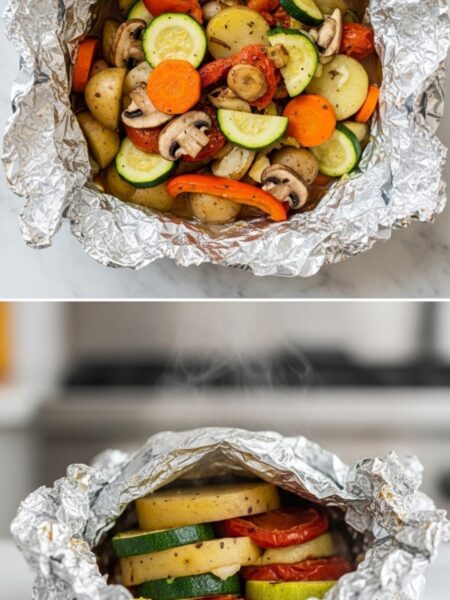 Easy Grilled Veggie Foil Packets Recipe