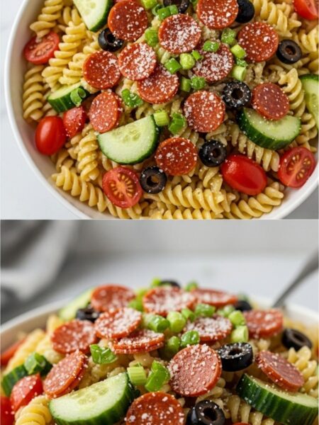 Easy Rotini Pasta Salad Recipe