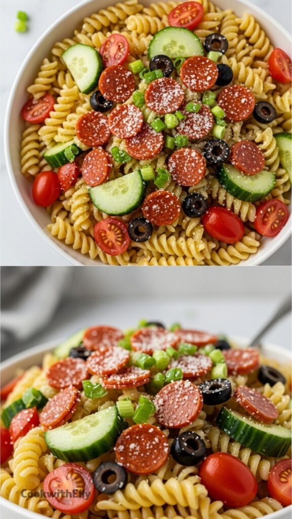 Easy Rotini Pasta Salad Recipe