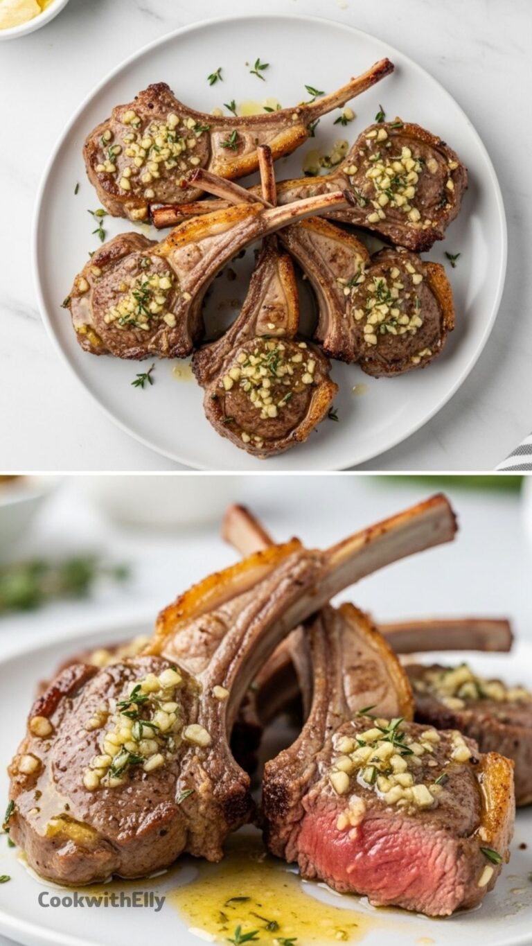 Garlic Butter Lamb Chops Recipe