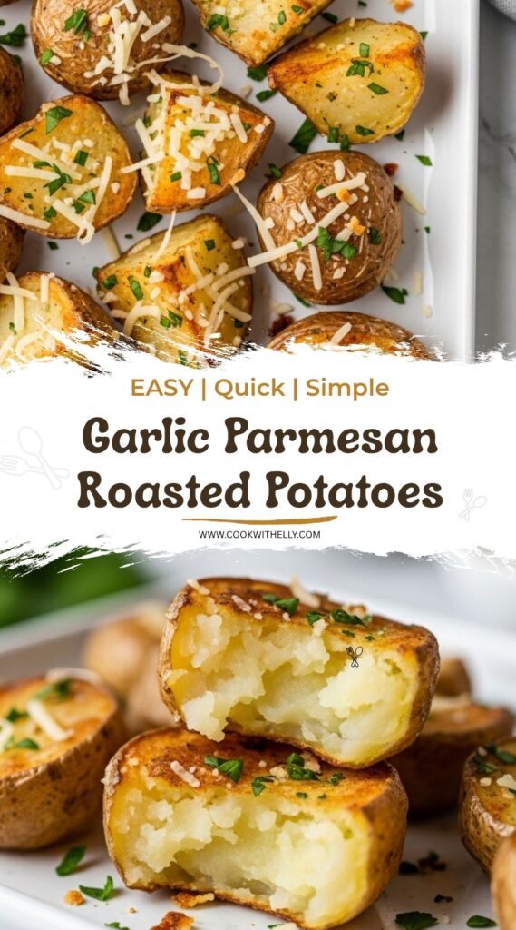 Garlic Parmesan Roasted Potatoes Recipe