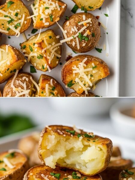 Garlic Parmesan Roasted Potatoes Recipe