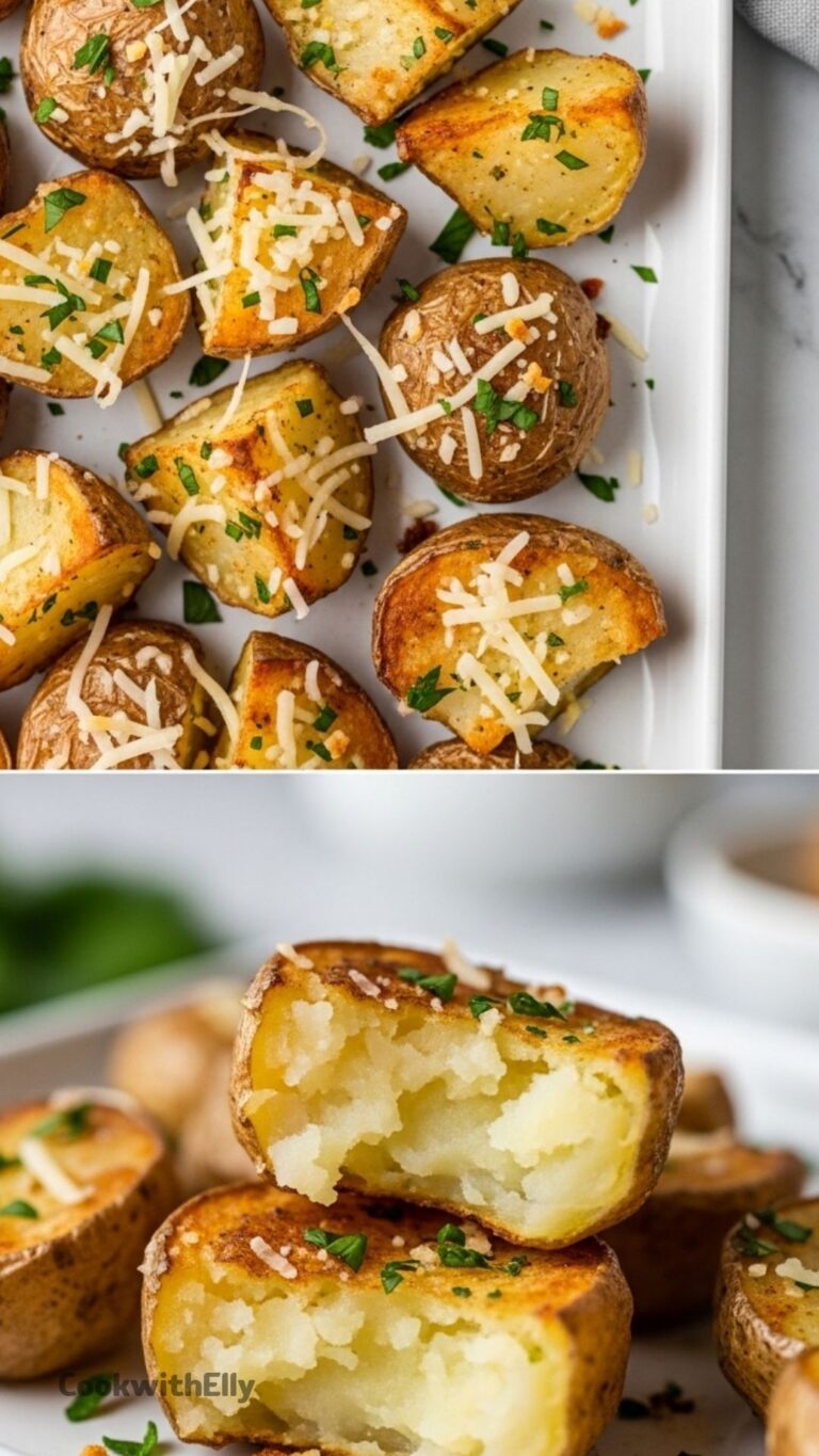 Garlic Parmesan Roasted Potatoes Recipe