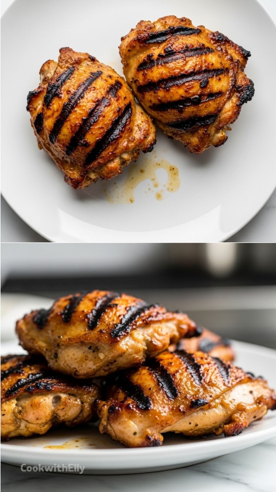 Grilled Chicken Thighs Recipe - cookwithelly.com