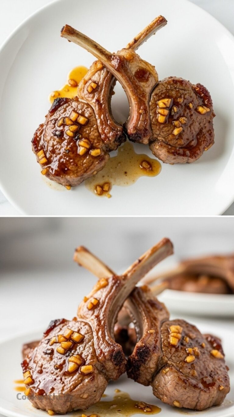 Honey Garlic Lamb Chops Recipe