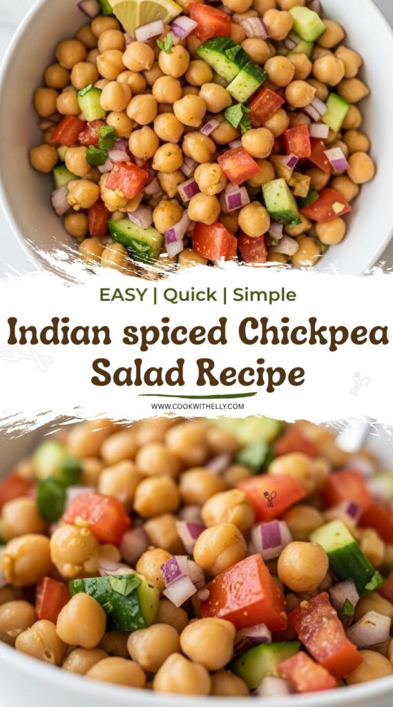 Indian spiced Chickpea Salad Recipe