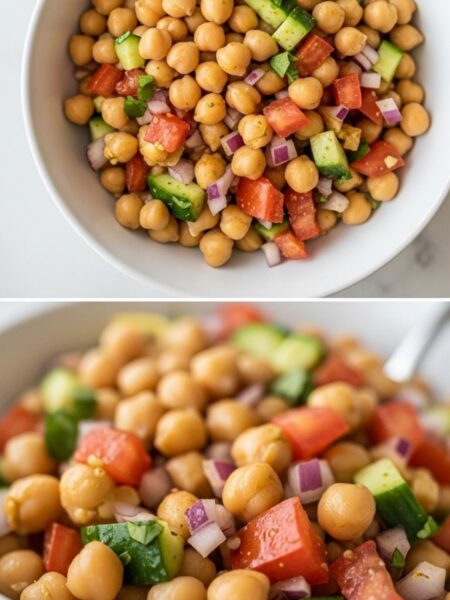 Indian spiced Chickpea Salad Recipe