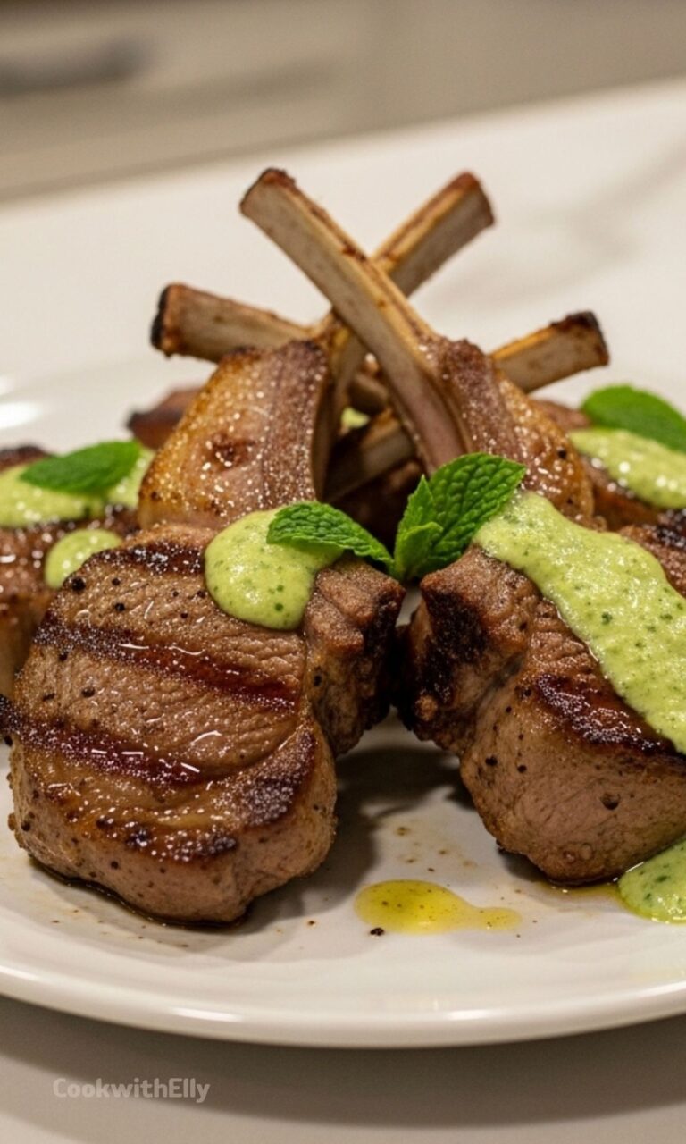 Lamb Chops with Mint Sauce Recipe