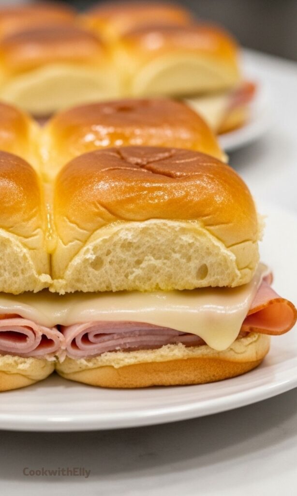 Leftover Ham and Cheese Sliders Recipe
