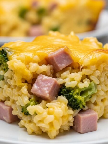 Leftover Ham and Rice Casserole Recipe