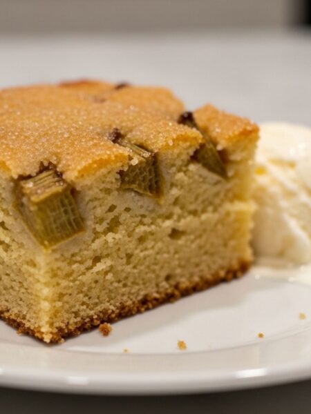 Rhubarb Cake Recipe