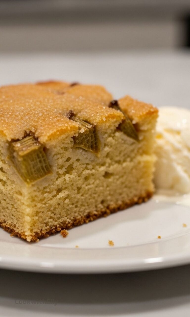 Rhubarb Cake Recipe
