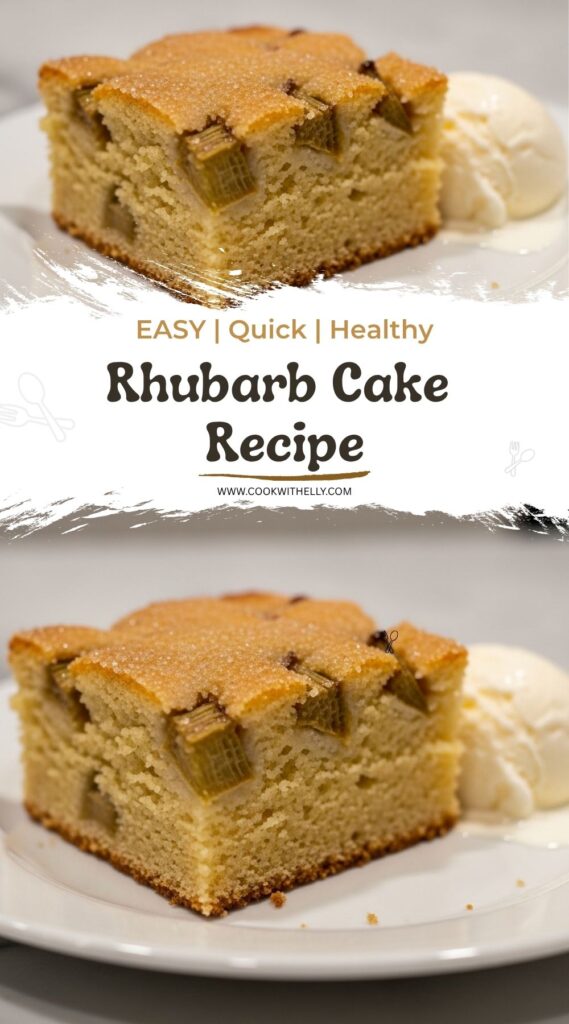 Rhubarb Cake Recipe