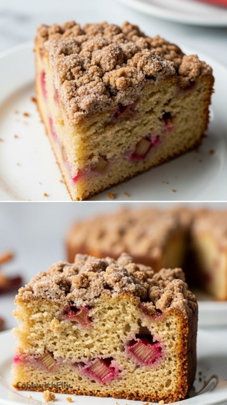 Rhubarb Coffee Cake Recipe