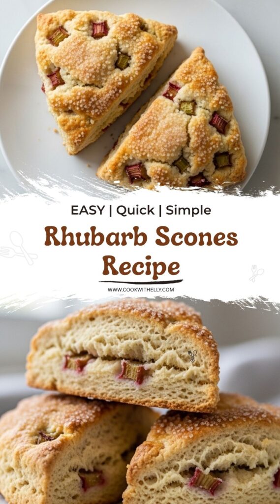 Rhubarb Scones Recipe