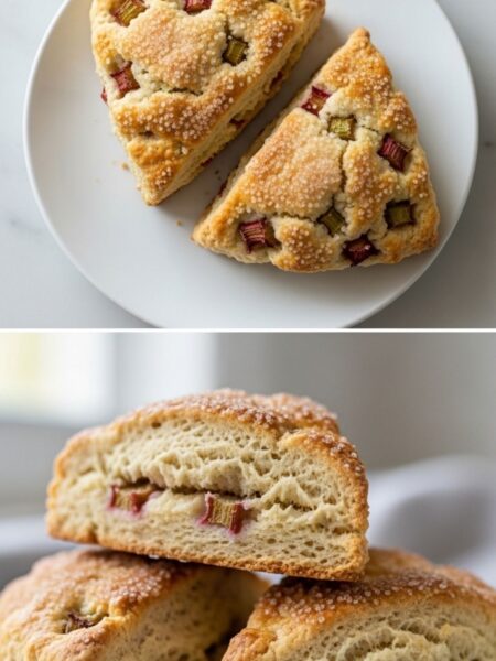 Rhubarb Scones Recipe
