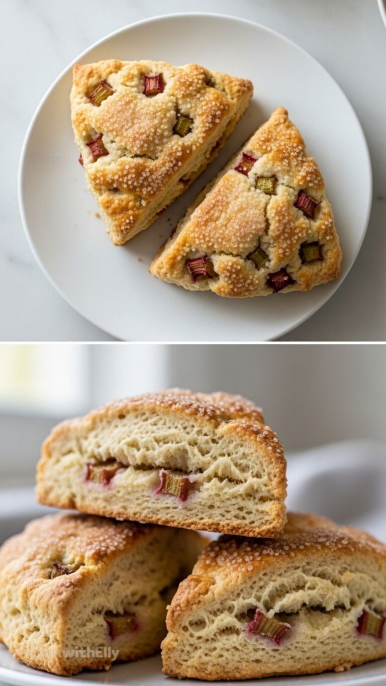 Rhubarb Scones Recipe