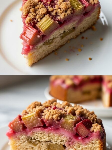 Rhubarb Upside Down Cake Recipe