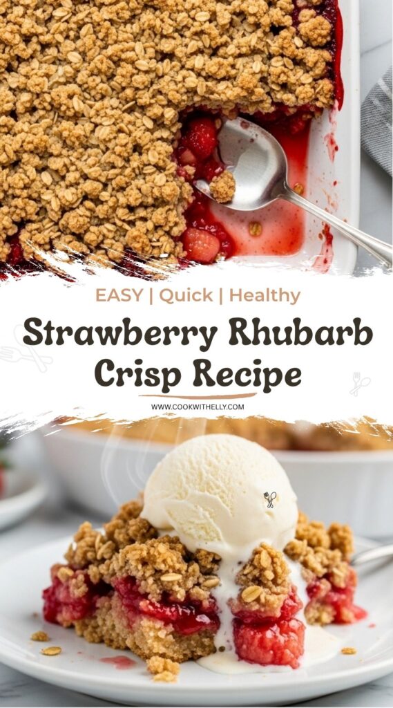 Strawberry Rhubarb Crisp Recipe