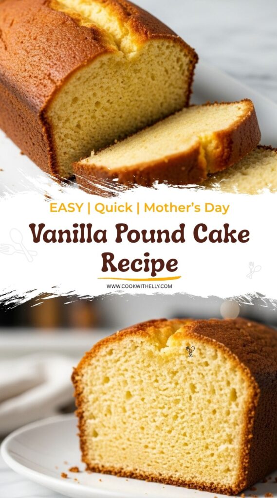Vanilla Pound Cake Recipe