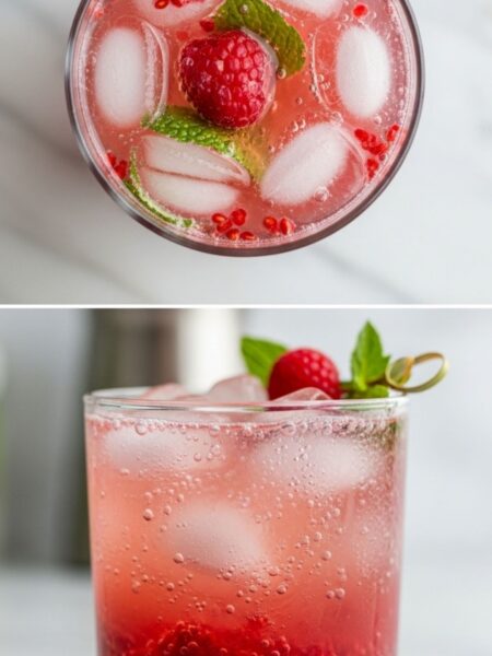 Raspberry Herb Smash Cocktail Recipe