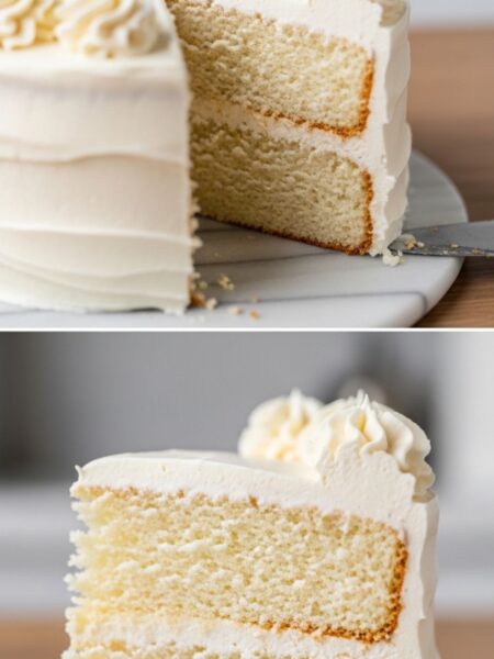 The BEST White Cake Recipe