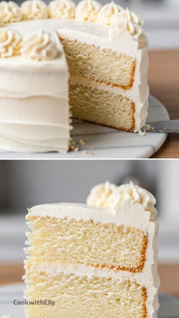 The BEST White Cake Recipe