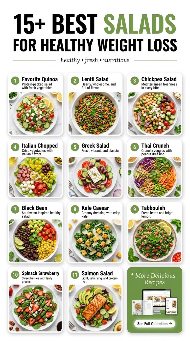 15+ Best Salads for Healthy Weight Loss (That Actually Taste Amazing)