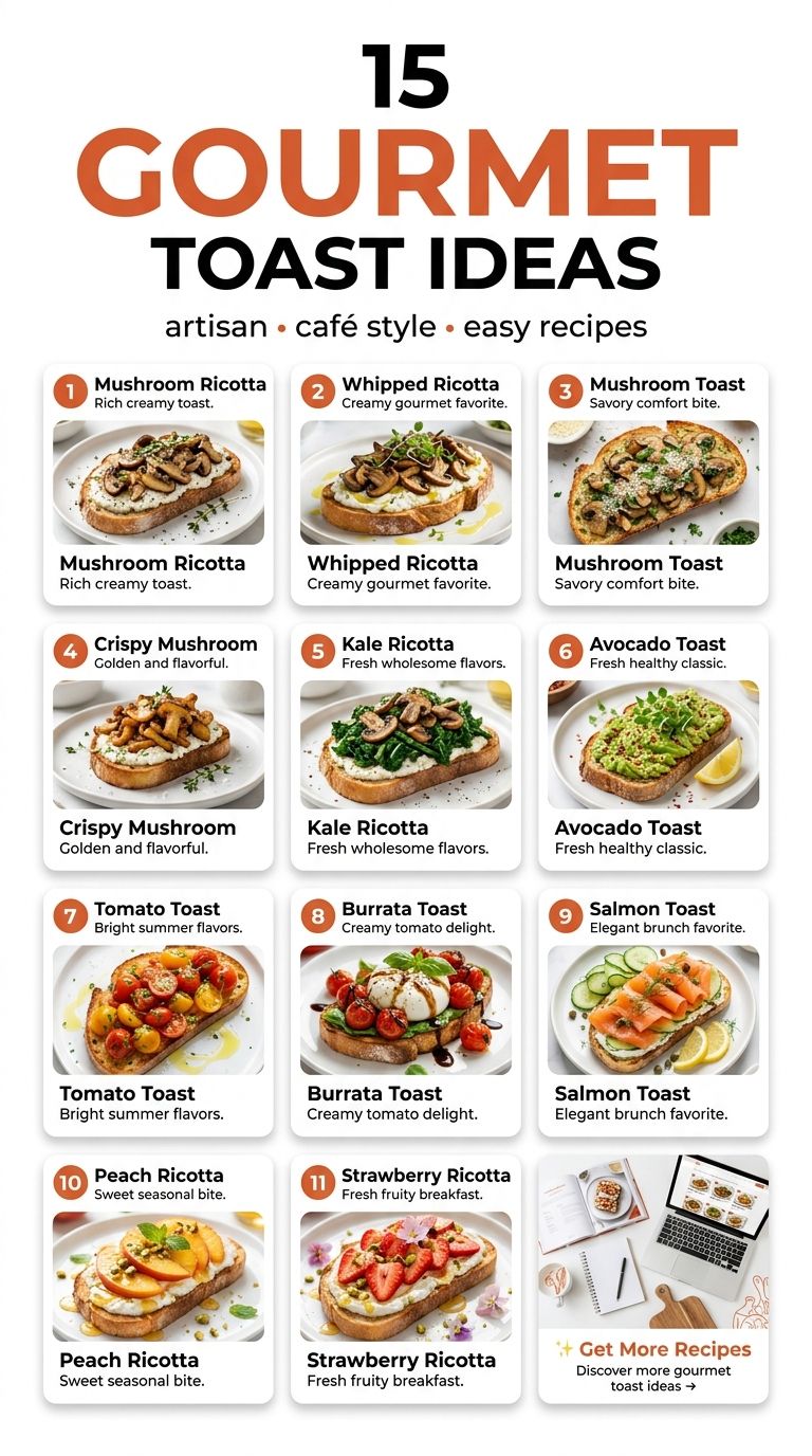 15 Gourmet Toast Ideas