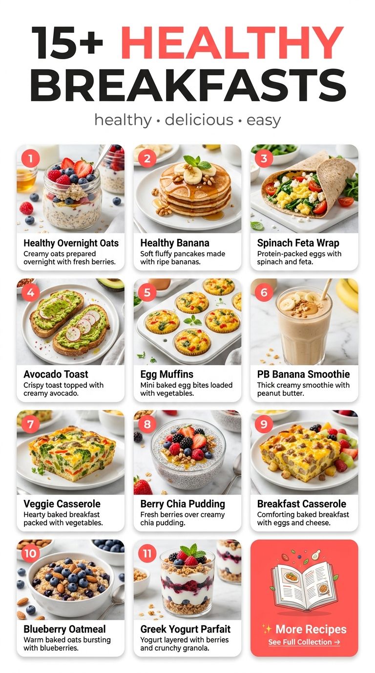 15+ Healthy Breakfast Ideas for an Easy Morning