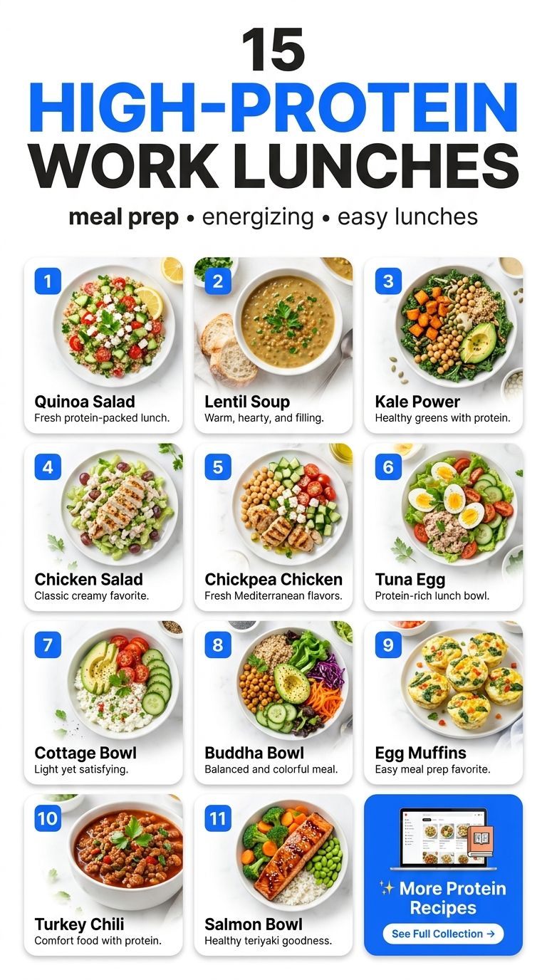 15 High-Protein Work Lunches That’ll Actually Get You Through the Afternoon Slump