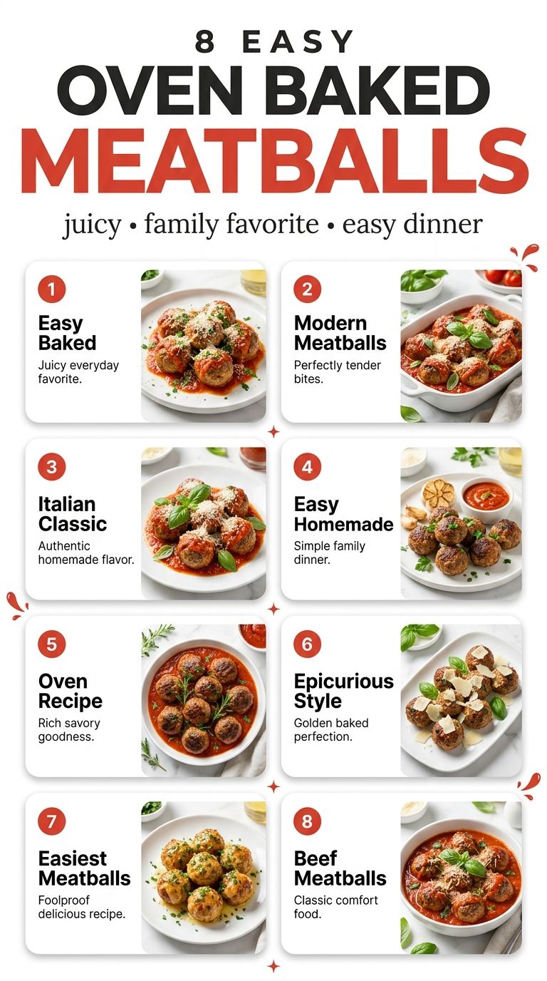 8 Easy Oven Baked Meatball Recipes You’ll Want to Make Again and Again