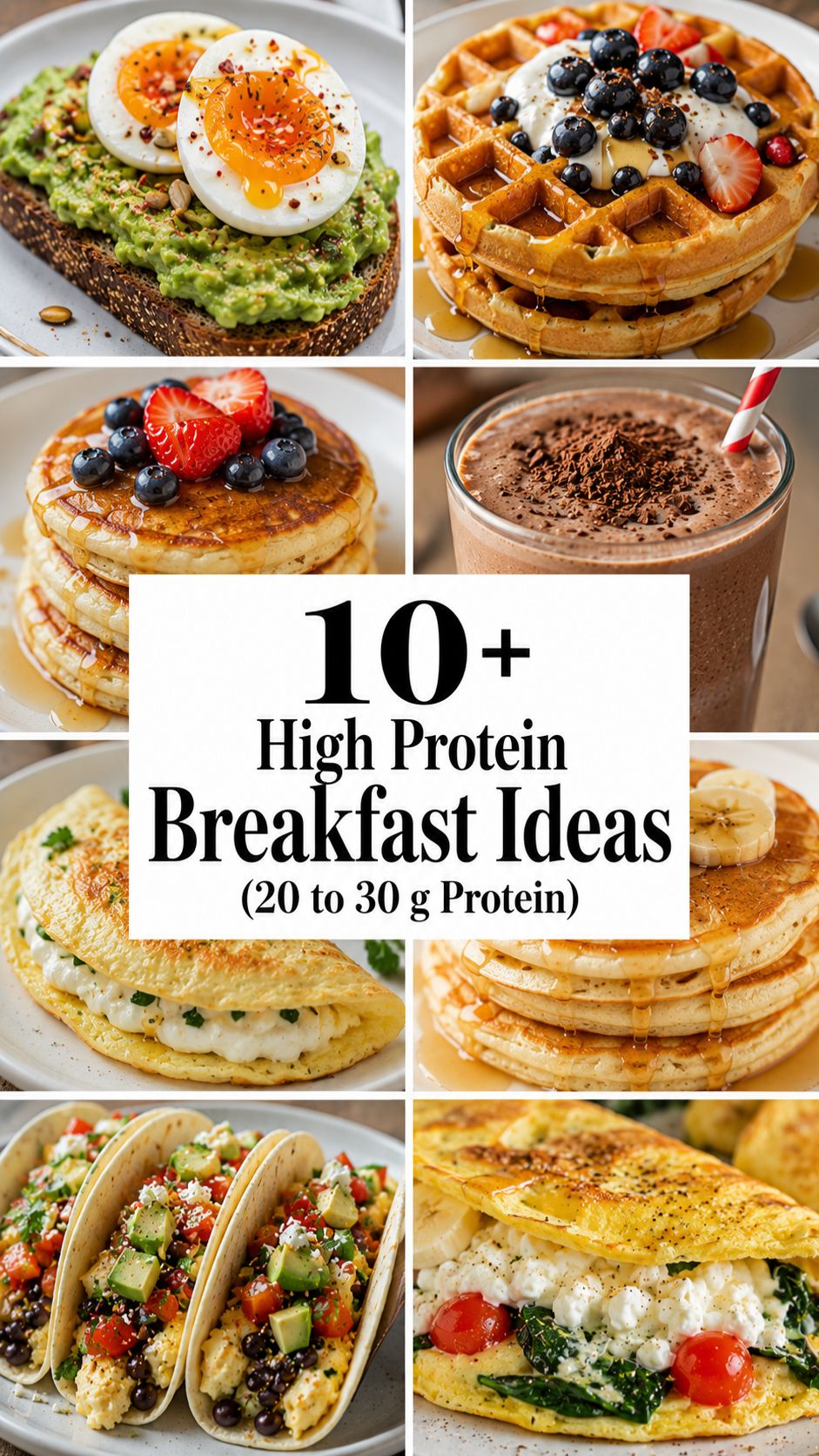 10+ High Protein Breakfast Ideas (20 to 30 g Protein) to Fuel Your Morning
