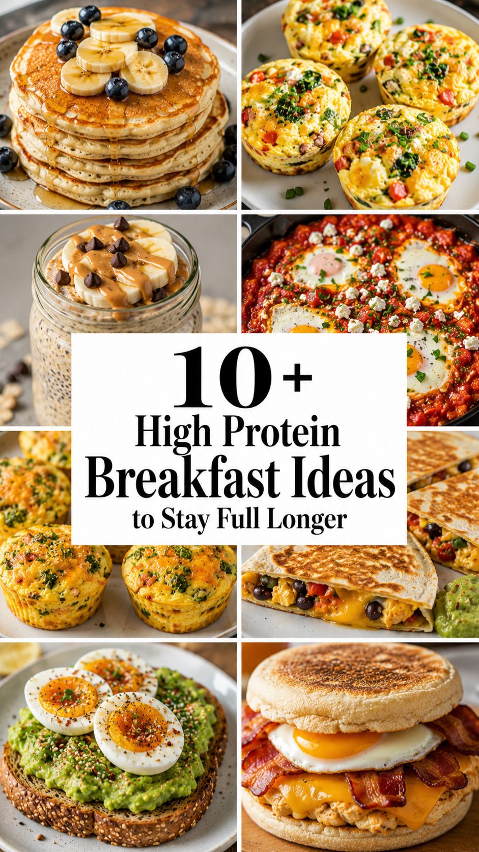 11 High Protein Breakfast Ideas to Stay Full Longer