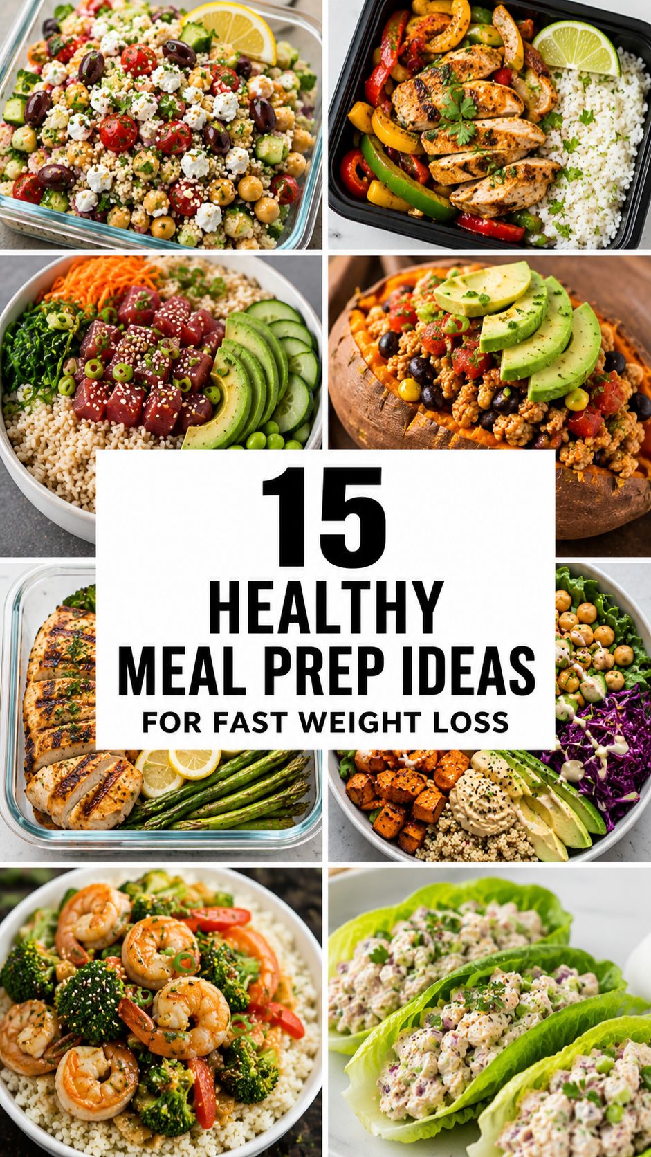 15 Healthy Meal Prep Ideas for Fast Weight Loss